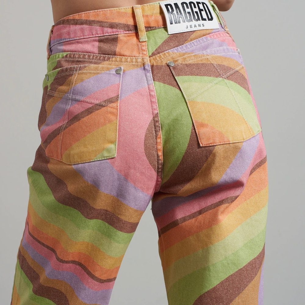 Psychedelic Dad Jean - The Ragged Priest (Size 26) BRAND NEW